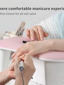 BUCICE Giá đỡ tay hình chữ U dành cho thợ làm móng, giá đỡ tay chuyên nghiệp bằng da PU với miếng đệm móng có thể tháo rời, phù hợp cho tiệm làm móng và sử dụng tại nhà. - Nhiều màu - Xem 7