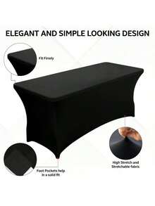 1pc 6ft Salon Massage Table Cover, Stretchy Eyelash Extension Bed Cover, Suitable For Eyelash Bed, Beauty Salon - Multicolor - View 9