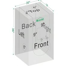 Grow Tent 24 Inchx24 Inchx48 Inch 600D Mylar Hydroponic Indoor Grow Tents With Observation Window, Removable Floor Tray And Bag Indoor Plant Growing 2x2 - 18"x30"x36" - 查看 9