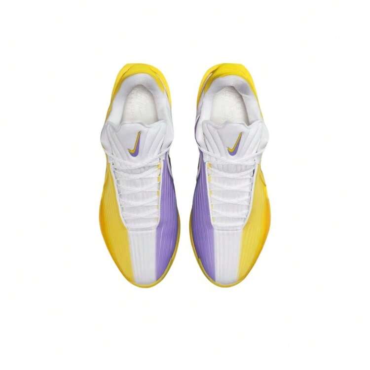 Zapatillas de baloncesto Nike GT Cut 3 Turbo EP clásicas y cómodas, unisex, blanco amarillo morado - Blanco, amarillo, morado - Añade 3