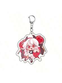 热门暗影牛奶饼干姜饼人游戏配件钥匙扣、收藏玩具、小礼物、背包挂件 - 彩色 - 查看 3