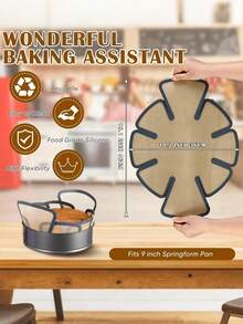 1 tấm lót khuôn bánh mì bằng silicon - Chống dính, có thể tái sử dụng, chịu nhiệt, dễ vệ sinh, phù hợp với khuôn bánh mì kích thước 9.5 x 5.0 inch, lý tưởng cho việc nướng bánh. - Nhiều màu - Xem 5
