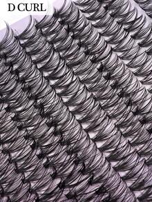 280pcs Cluster False Eyelashes Single Lash Extensions, D-Curl, 9-16mm DIY Lash Clusters, 10D 20D 30D Waterproof False Eyelashes, Ultra Voluminous, Enlarge Eyes, Easily Create A Natural Eye Makeup Look, Reusable - Mauve Purple - View 8