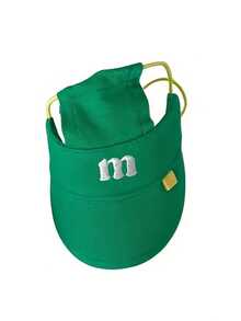 1pc M-Shaped Embroidered Three-Color Sun Hat Dog Pet Cat Elastic Pig Nose Buckle Adjustable Hat - Multicolor - View 12