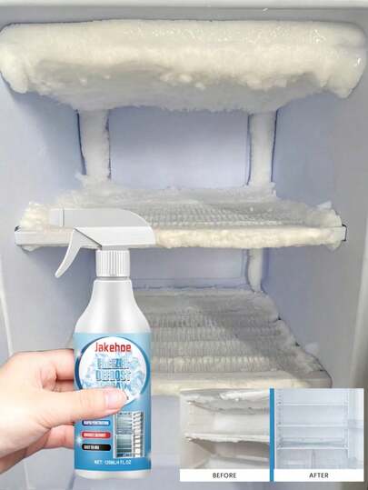 Avfrostningsmedel för kylskåp, lämpligt för rengöring av frys, avfrostning, förebyggande av isbildning, snösmältning och avfrostning av kylskåp. Det är en utmärkt present till familj och vänner, särskilt lämplig för helgdagar, alla hjärtans dag och skolstartssäsongen. (Slumpmässig leverans av nya och gamla modeller.)