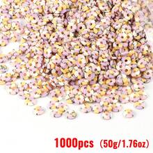 1000/2000/3000pcs Soft Clay, Ideal For DIY Jewelry Crafts, Home Creativity Daily DIY To Enrich Life, Make Bracelets, Necklaces, Beading, Holiday & Valentine's Day Gifts
