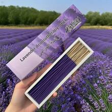 25/110/220/330 Stücke Natürliche Bambus Holzkohle Räucherstäbchen, Lavendel Duft | Langanhaltende Aromatherapie, geeignet für Yoga, Meditation, Zuhause und Büro | Feiertagskombi für Weihnachten, Halloween, Ostern, Erntedankfest und Chinesisches Neujahrsfest - Mit Lavendelduft angereichert / 22 cm - Übersicht 3