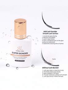 15ML Lash Bonder For Eyelash Extensions Glue Accelerator Lash Extension Sealant Waterproof Oil-Proof Para Pestañas Pelo A Pelo Speed Up Glue Drying Time Glue Accelerator, Lash Sealant, Reducing Glue Fumes NOT Glue, Only For Lash Artists - Clear - View 11