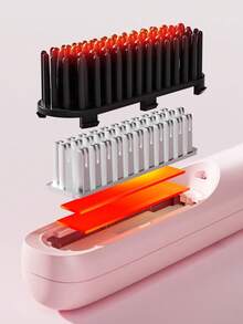 无线直发梳，可充电，低功耗，便携式，直发卷发二合一美发造型器，学生必备，新款无线负离子直发梳，USB充电，直发卷发二合一美发造型器