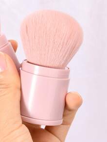 6件套化妆刷套装 - 包括大号可伸缩刷、散粉刷、腮红刷、眼部刷、鼻影刷、眼影刷、细节刷、眉刷、唇刷、遮瑕刷，化妆工具，便携式化妆刷套装，带保护套，赠品，专业化妆刷，全套化妆工具 - 彩色 - 查看 9