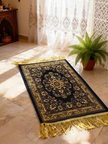1pc Ramadan Prayer Mat, Foldable Islamic Turkish Prayer Rug For Home, Hajj Supplies, Suitable For Indoor And Outdoor, Ramadan Gift - Multicolor - View 5