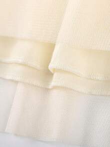 Đầm dài tay bằng vải lưới phối màu tương phản, chất liệu mềm mại, thêu hình thiên nga dễ thương dành cho bé gái. - Hồng - Xem 7