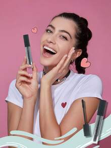 MISSLYN 超级丰盈纤长睫毛膏，黑色，丰盈睫毛膏，纤长睫毛膏，可叠加丰盈，持久纤长，纯素，无动物实验 - #1 Black - 查看 2