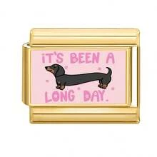 1件DIY照片模块化手链，饰有星星、爱心、草莓眼睛元素，适合作为派对礼物送给朋友/情侣，适用于圣诞节、新年、万圣节、情人节等节日，设计精美，不锈钢材质。 - M293729 - 查看 10