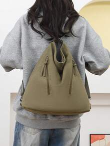 Multifunktionale Handtasche/Rucksack | Interpretation urbaner militärischer Ästhetik, ein Set Ausrüstung kann Pendeln, Reisen und verschiedene Terrains im Alltag leicht bewältigen, taktische Funktionsmatrix oben - Verschiedenfarbig - Übersicht 4
