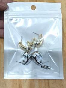 2-4 件时尚泪珠形耳环，适合女士休闲日常佩戴 - CCB耳環 - 查看 7