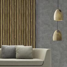 Adhesive Wallpaper With Rustic Oak Wood Ribbed Pattern, Medium Size - Multicolored 1 - View 4