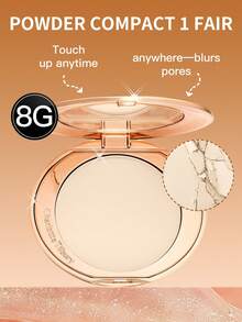 1 Box Charlotte Tilbury Pressed Powder Compact, 8g, Fair Shade, Mattifying, Long-Lasting, Suitable For Oily Skin And Daily Wear - Pressed Powder 1 Fair 8g - View 1