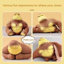 NewSquishy Monkey Toy,Stretch Stress Toy,Soft Latex Monkeys Soft Squeeze Toys Relief,Stretchable Toy,Novelty Birthday Gifts Kids Boys GirlsChristmas Present - 1 - 查看 8