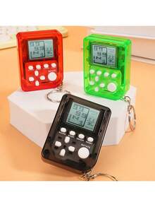 1 件复古游戏手柄钥匙扣，迷你饮酒游戏机吊坠，多种颜色可选 - 万圣节/感恩节/圣诞节礼物 - 彩色 - 查看 10