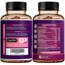 24-In-1 Advanced Hair Growth Vitamins | Biotin 10,000mcg, Collagen, Patented OptiMSM, GoMCT, Saw Palmetto | Naturally Regrow Stronger & Healthier Hair, Skin And Nails | Stops Hair Loss | 60 Day Supply - 2 chai - Xem 8