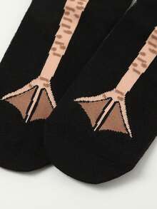 1/3 Pairs Funny Duck Foot/Frog Design Mid-Calf Socks, Cute Creative Socks For Men And Women - Multicolor - View 11