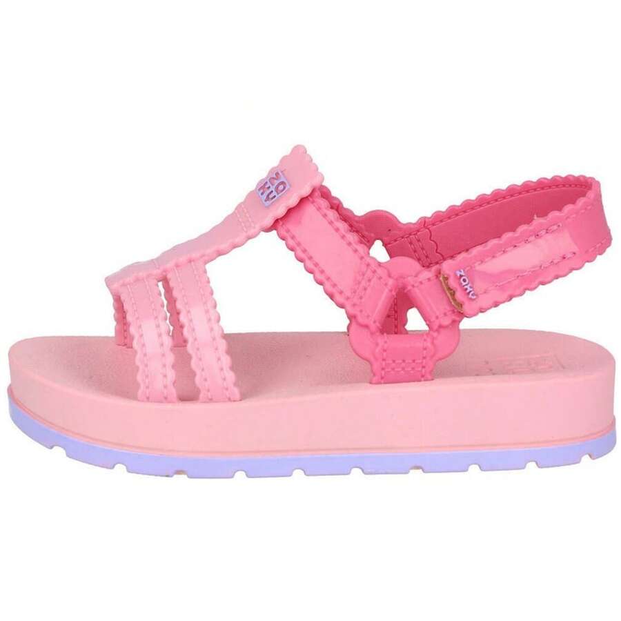 Zaxy Sandals 070-877683 For Girls In Color Pink - وردي - مشاهدة 1