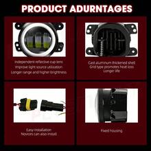 Pair Bumper LED Fog Lights Fit For 2005 2006 2007 2008 2009 2010 Chrysler 300- - one-size - View 3