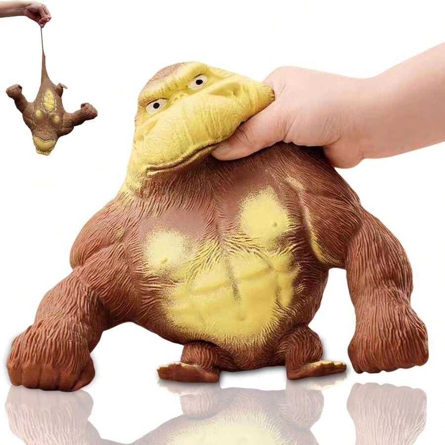 NewSquishy Monkey Toy,Stretch Stress Toy,Soft Latex Monkeys Soft Squeeze Toys Relief,Stretchable Toy,Novelty Birthday Gifts Kids Boys GirlsChristmas Present - 1 - 查看 1