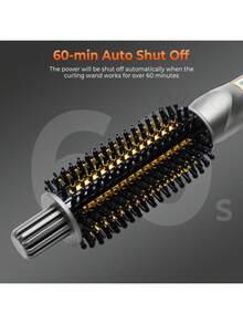 UKLISS 32mm Curling Hair Straightener Brush, Temperature Control, Suitable For Short Hair Styling, Curling And Straightening - View 6