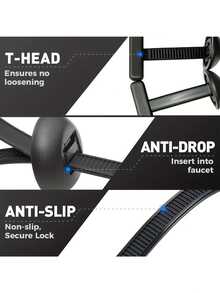 400/200条重型自锁式扎带，黑色塑料锁头 - 抗紫外线，高强度尼龙扣，多用途整理和固定 - 尼龙扎带 - 多功能塑料快拆扣，适用于 - 彩色 - 查看 6