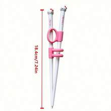 Sanrio 三丽鸥训练筷子教育餐具套装，饰有Hello Kitty和Kuromi卡通人物图案。这款教育餐具兼学习工具非常适合家庭用餐、野餐、学校用品、午餐盒配件，也是一份完美的礼物（官方授权）。这款可爱的卡通树脂便携餐具套装适合儿童、学生和户外旅行使用。 - 彩色 - 查看 11