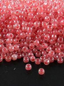 GO2CJBEADS DIY串珠工艺材料 10克手链珠 多色 2毫米圆形玻璃珠，用于珠宝制作