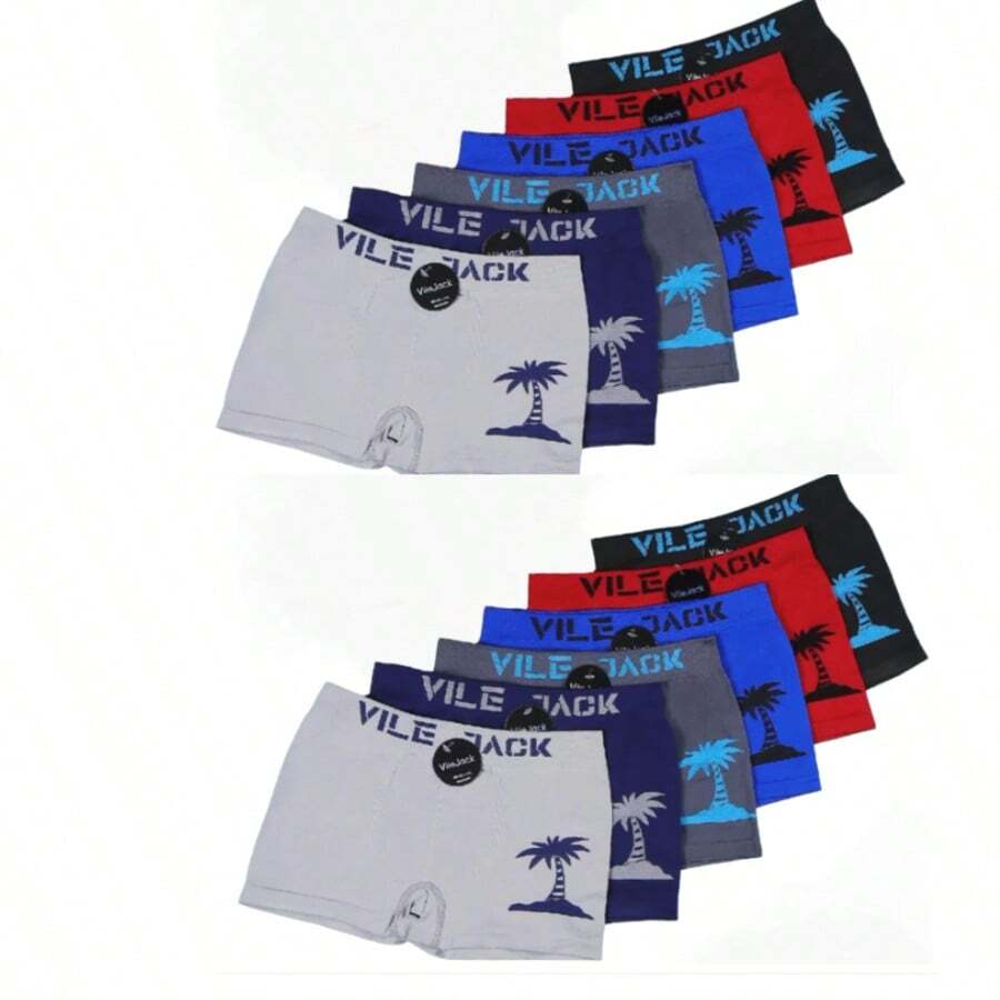 Ropa Interior Infantil Boxers Niño Set 6Pz - Multicolor - Ver 1