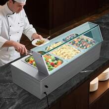 Autres appareils de cuisine - 3*1/2-Portionsplatte mit Glasdeckel - Voir 1
