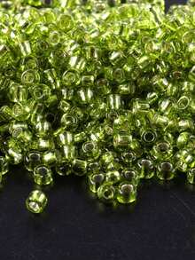 GO2CJBEADS DIY串珠工艺材料 10克手链珠 多色 2毫米圆形玻璃珠，用于珠宝制作