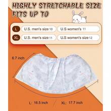 Fundas desechables para zapatos, paquete de 60 30 pares, fundas reciclables no tejidas, duraderas, transpirables, elsticas, se adaptan a hombres 11/mujeres 13, para uso en interiores y exteriores, - inicial - Ver 4