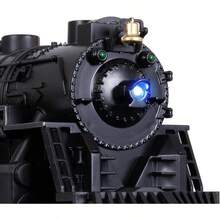 - Juego de Tren de Juguete con Control Remoto, Locomotora, vagones de Tren y Pista con Sonidos autnticos de Tren, Luces y Efectos de Humo de de Agua para nios Mayores - inicial - Ver 9