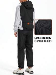 HOTSUIT Women's Sauna Suit With Hood And Pockets, Portable Design Suitable For Gym Workout And Weight Loss, Valentine's Day Gift - Black - View 3