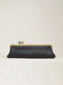 黑色法棍形手拿单肩包，2025冬季新款，女士最佳礼物 - 黑色 - 查看 1