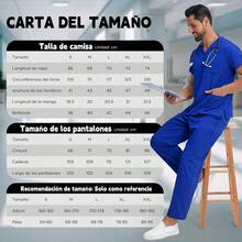 Uniformes Quirurgicos Filipina Hombre Pijama Quirurgica - azul real - Ver 8