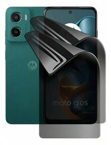 Moto G05 - 2 Micas Hidrogel Diferentes acabados - Privacidad - Ver 2
