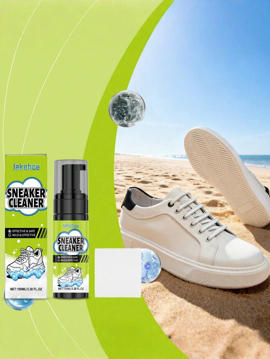 100ml Sports Shoes Cleaning Foam Spray, Designed To Remove Stains On Shoes - Multicolor - View 1