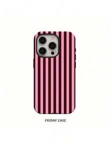 GIIPPA This Striped Phone Case Features A Vertical Striped Design, Compatible With IPhone 16, 15, 14, 13, 12, And 11 Pro Models. Made Of TPU Material, It Provides Shock Protection. It Is The Perfect Gift For Family, Friends, Kids, Birthdays, Spring Breaks, Or Your Boyfriend. - Multicolor 1 - View 7