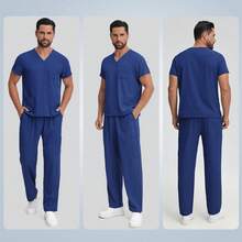 Uniformes Quirurgicos Filipina Hombre Pijama Quirurgica - Azul Marino - Ver 7