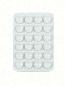 1个硅胶吸盘手机壳支架，手机吸盘支架，Octobuddy品牌，粘性手机支架，粘性手机支架，适用于手机，无缝吸附，适用于浴室、厨房、卧室、客厅、餐厅、健身房、汽车、旅行必备、旅行学习用品、学校用品、假日露营、假日必备、度假配件、迷你夏季 - 彩色 - 查看 13