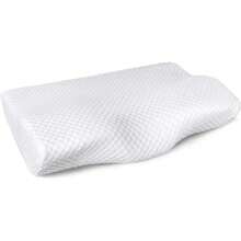 Memory Foam Pillow, Relieves Neck Pressure, Adjustable Ergonomic Cervical Pillow With Removable Pillowcase, Suitable For Side Sleepers, Back Sleepers, And Stomach Sleepers
