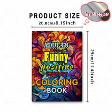 1本正能量成人涂色书，曼陀罗花卉图案，原装升级加厚纸张，24页，成人涂色书礼物，大胆易涂，简约大图案设计，放松身心，适合圣诞节、万圣节、生日、儿童节、学生用品、返校季、学校用品等。[手绘必备] - 曼陀羅花卉 - 查看 4