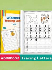 1 Set A-Z Letter Practice Book, Includes Writing Practice, Reusable Handwriting Workbook And Magic Practice Book, Suitable For Students, Stationery, Learning Supplies, Ideal Gift For Back To School, Christmas, Learning Rewards, Holidays Or Birthdays