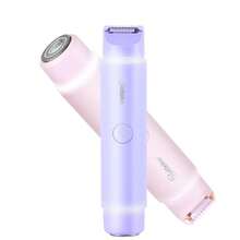 Hatteker 1件装女士二合一电动剃须刀及修剪器，适用于私密部位